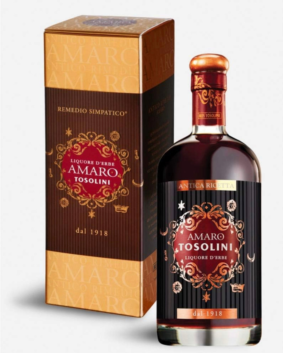 Amaro Tosolini mit Geschenkbox